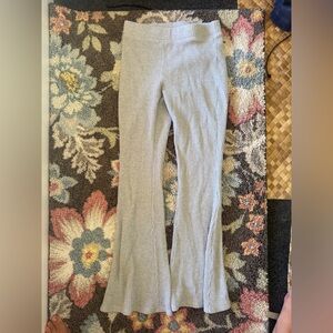 Aerie Gray Wide Leg Pants
